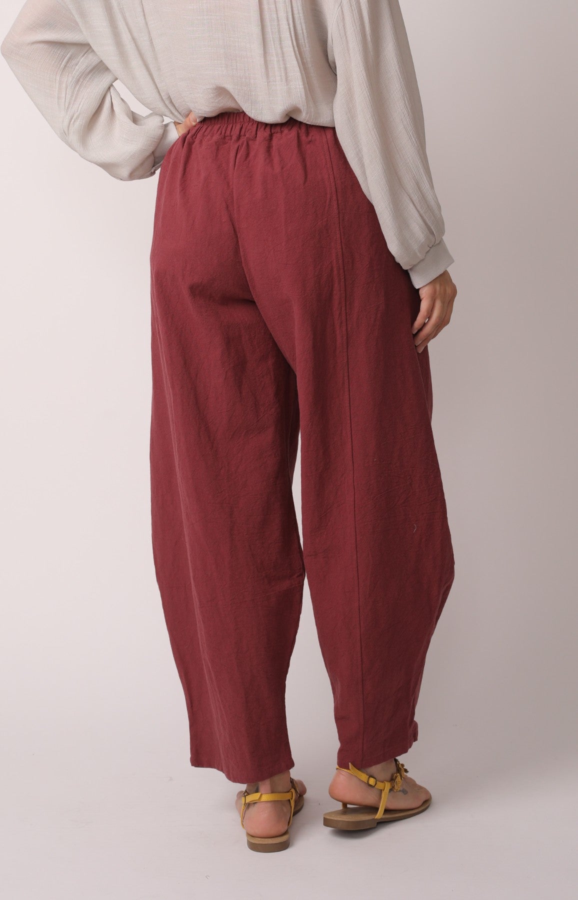 Japanese Zen Cotton Linen Palazzo Pants | Zen