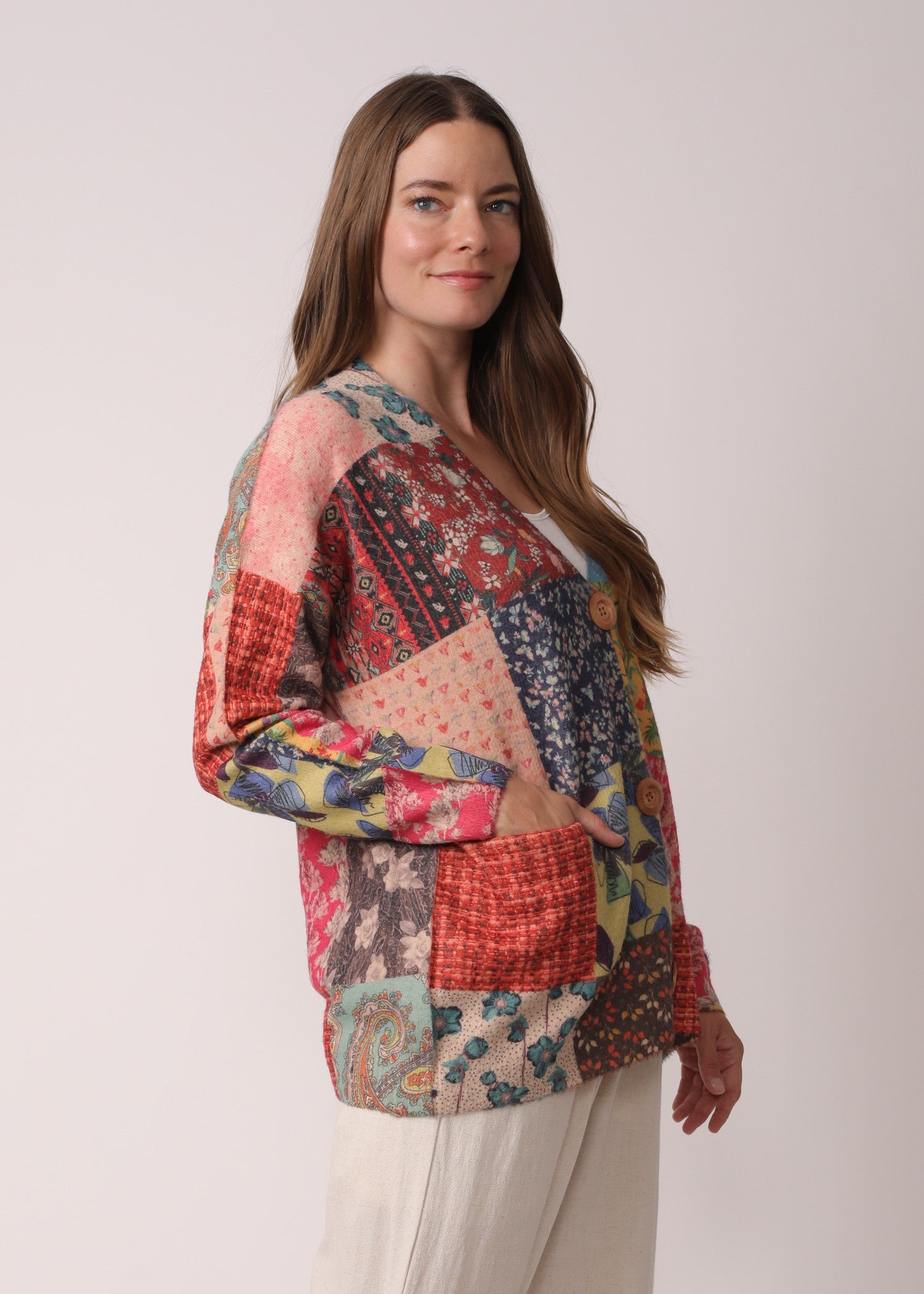 Hippie Dippie Patchwork Cardigan Sweater