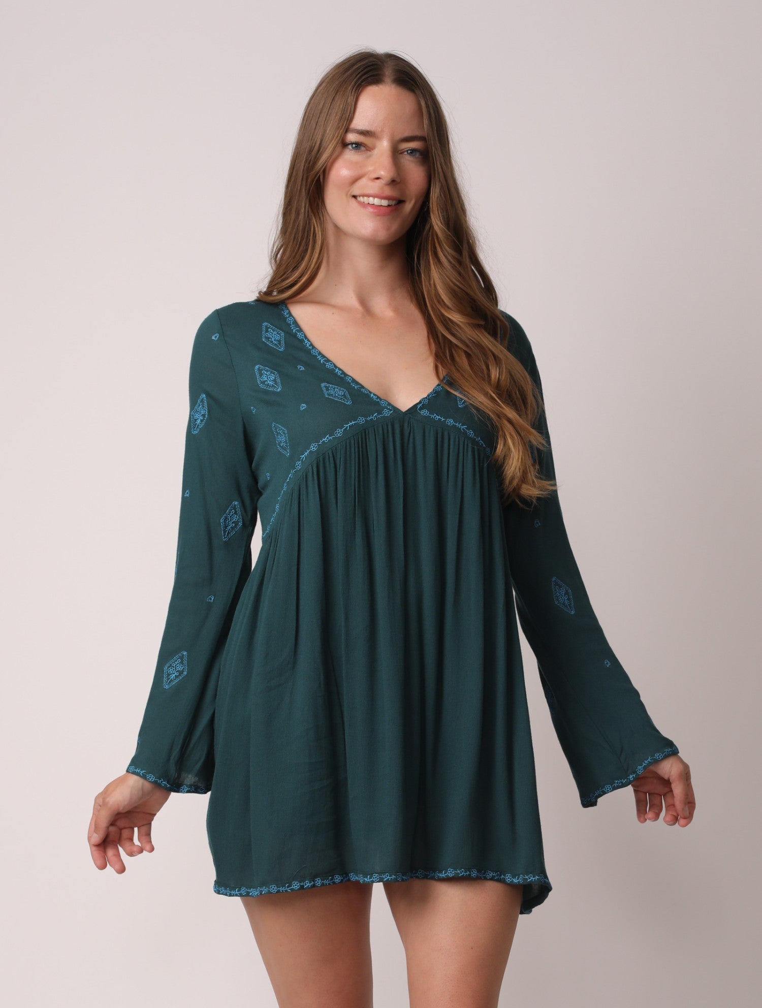 Elegant Diamond Print Blouse for Women