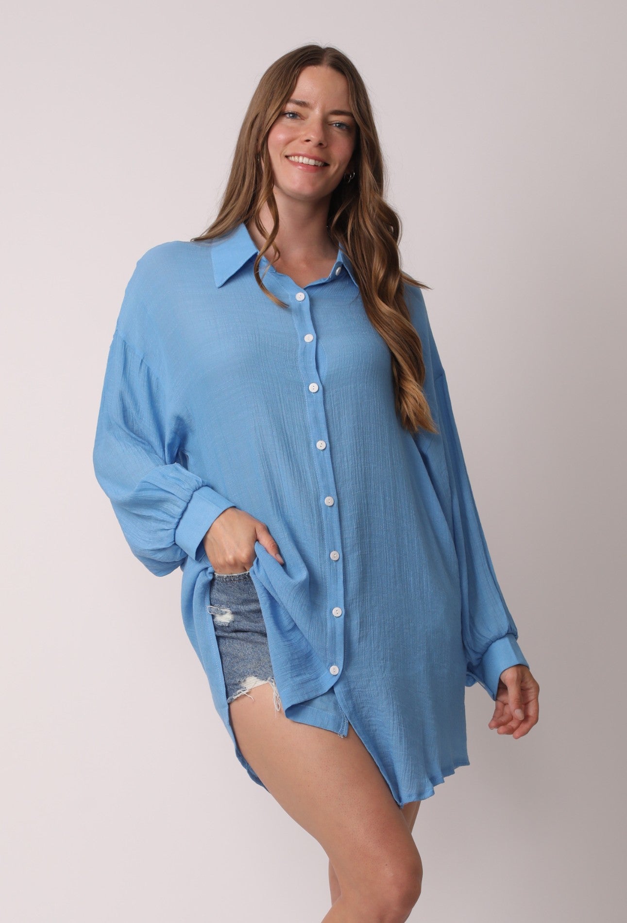 Peace Plus Size Oversized Shirt