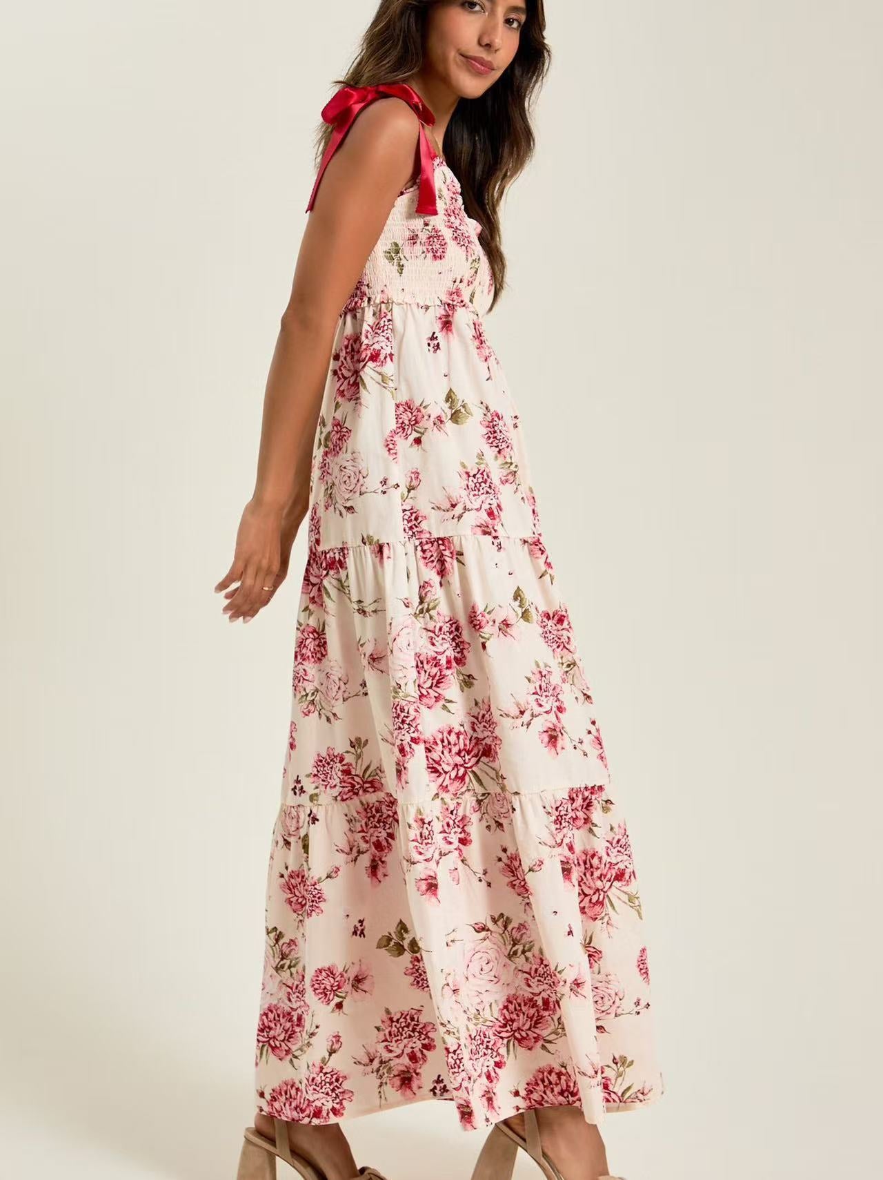 Bloom Sleeveless Floral Maxi Dress