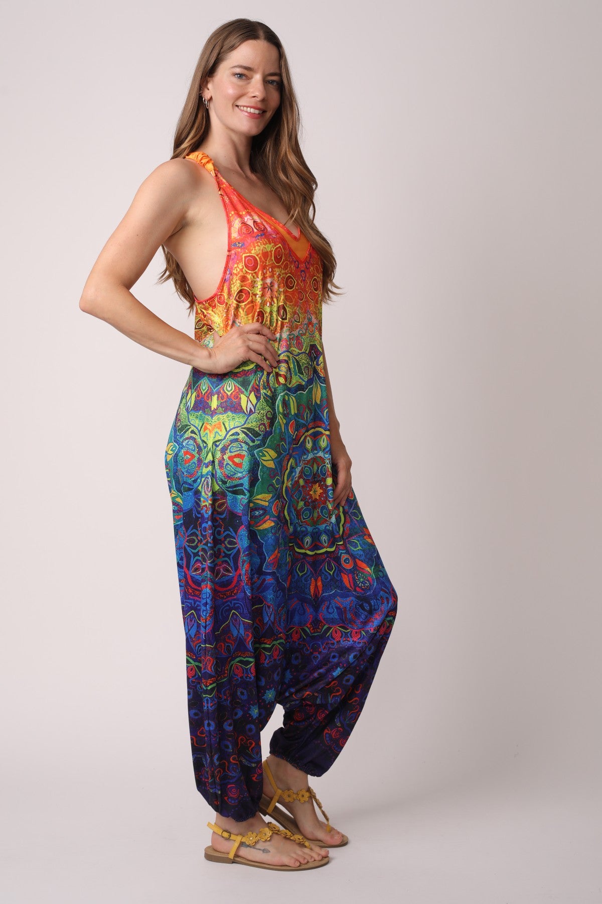 Indigo Soul Wide Leg Overalls
