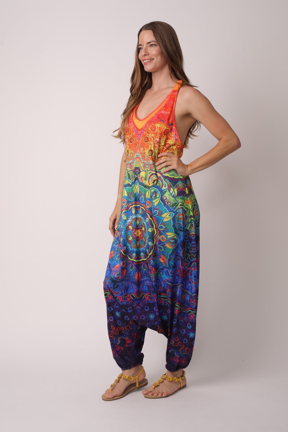 Indigo Soul Wide Leg Overalls