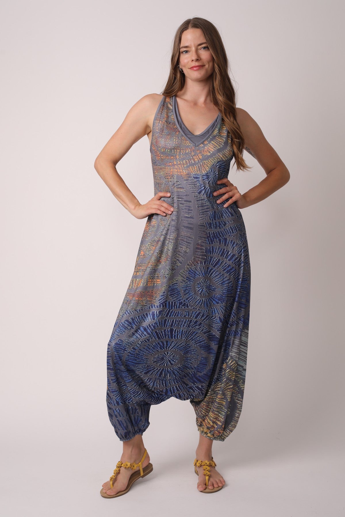 Indigo Soul Wide Leg Overalls