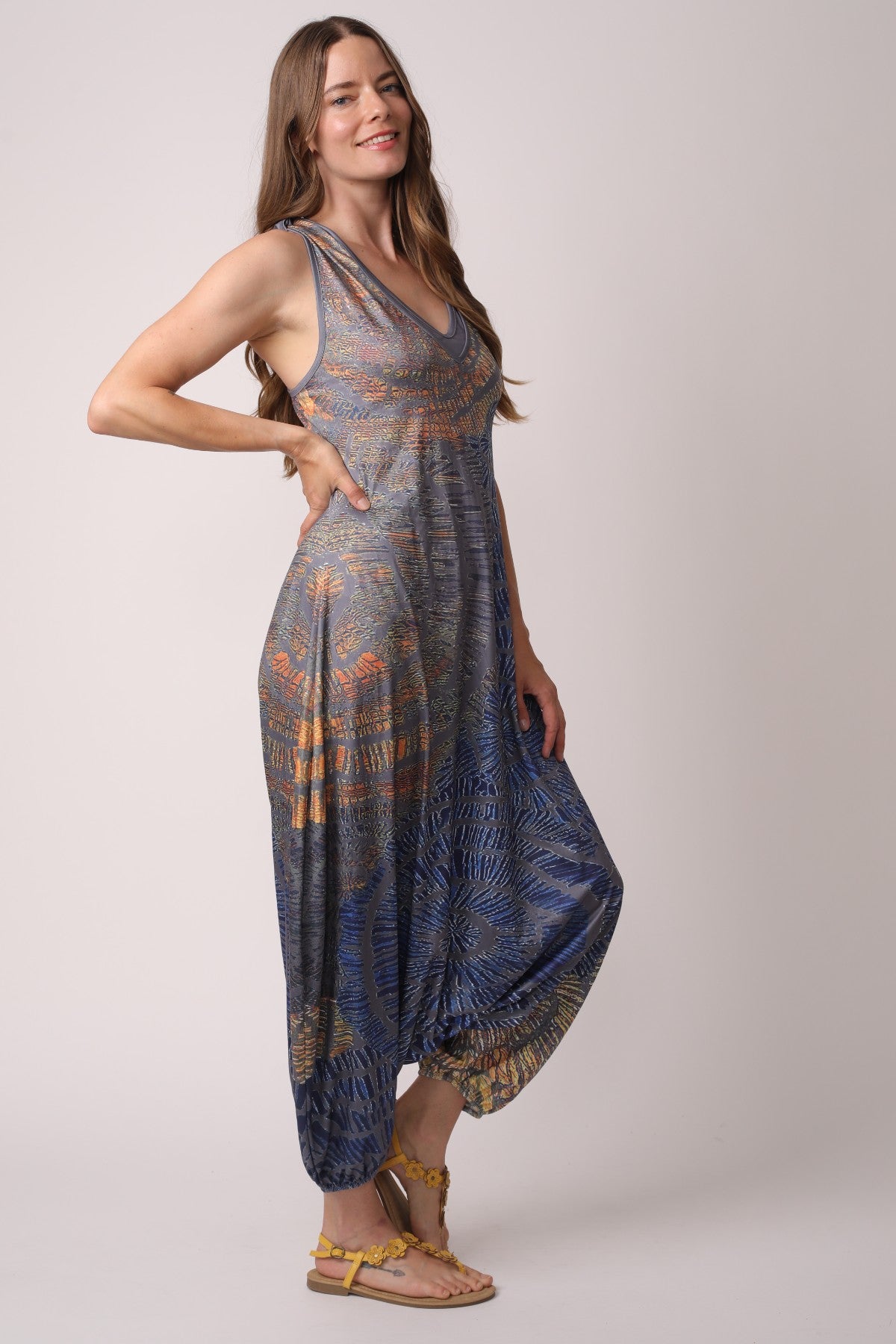 Indigo Soul Wide Leg Overalls