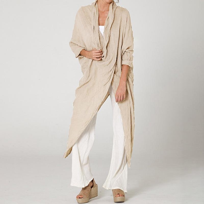 Buddha Trends Tunic Beige / S Boho Chic High Low Tunic