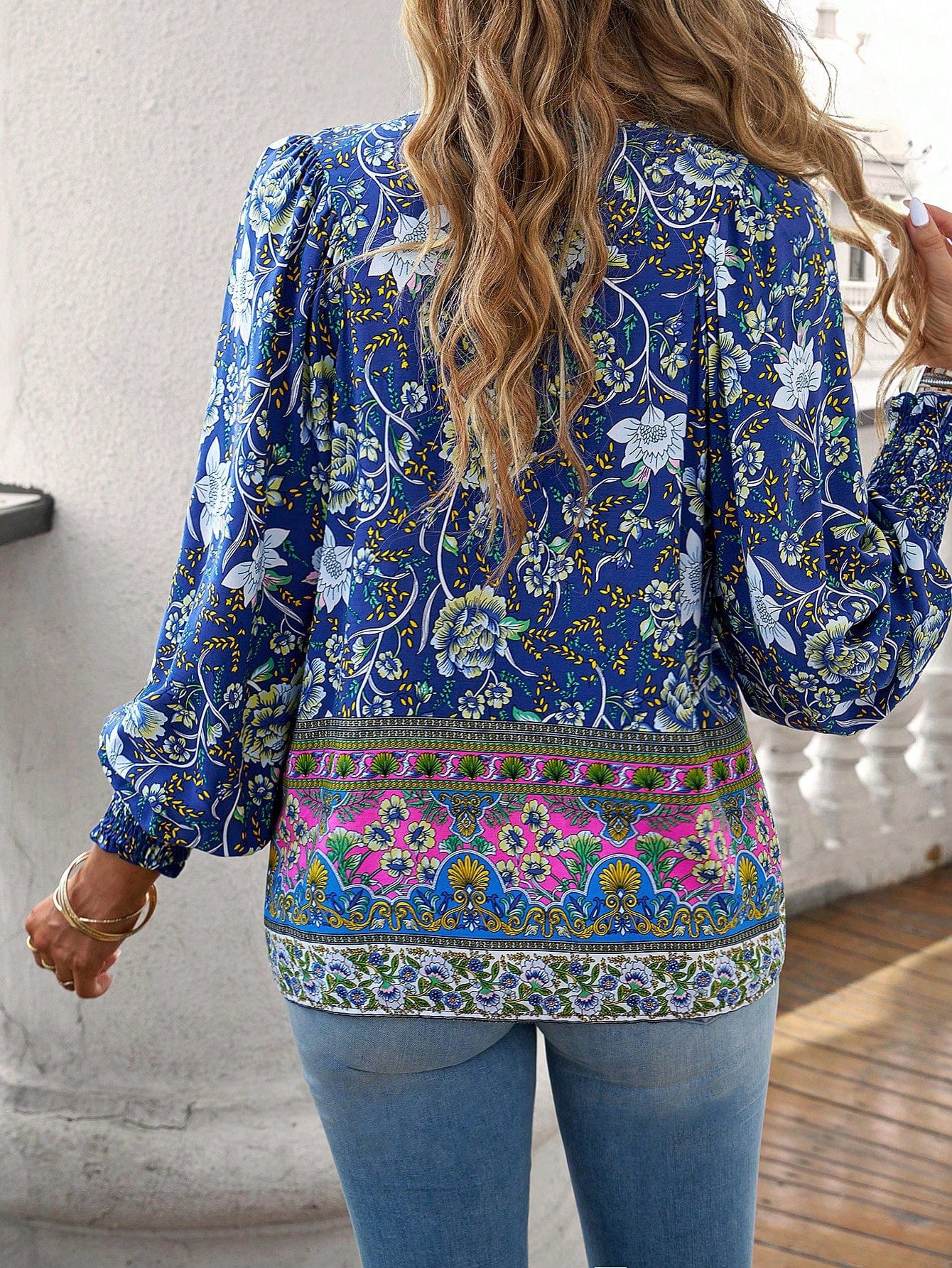 Buddhatrends Luna Essence Bohemian Loose Fit Top
