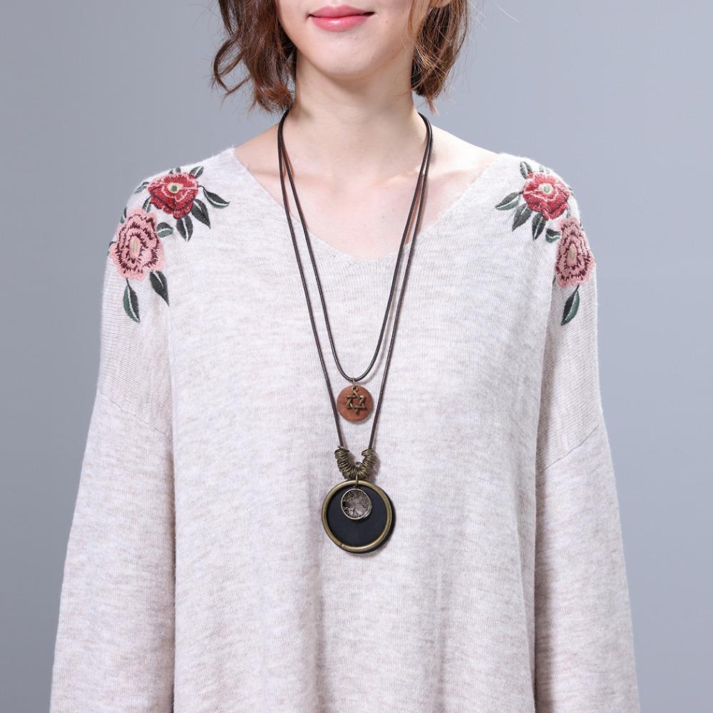 Buddha Trends 6 Pointed Star with Tree Of Life Wooden Necklace