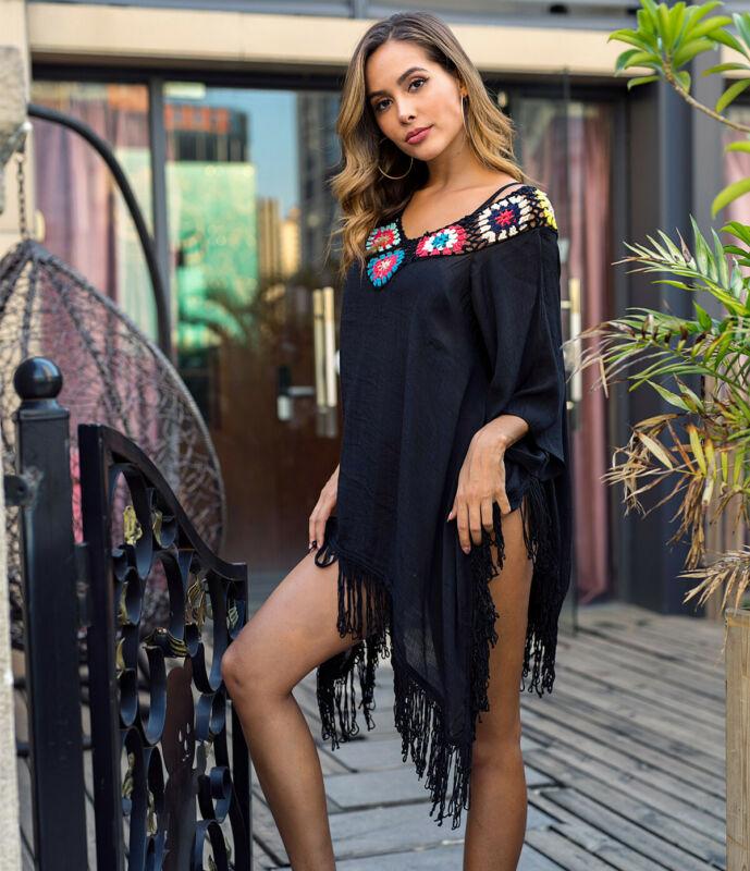 Buddha Trends Boho Chic Tribal Tassel Beach Tunic