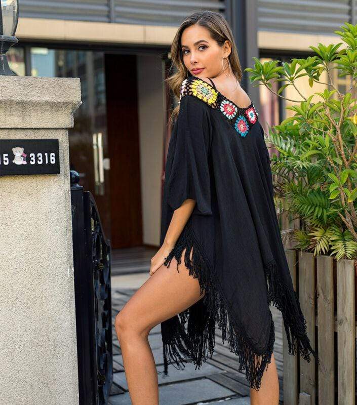 Buddha Trends Boho Chic Tribal Tassel Beach Tunic