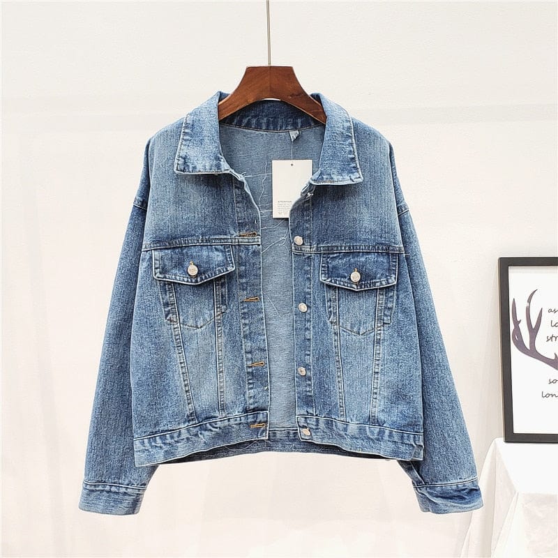 Buddha Trends Boho Handmade Embroidered Denim Jacket