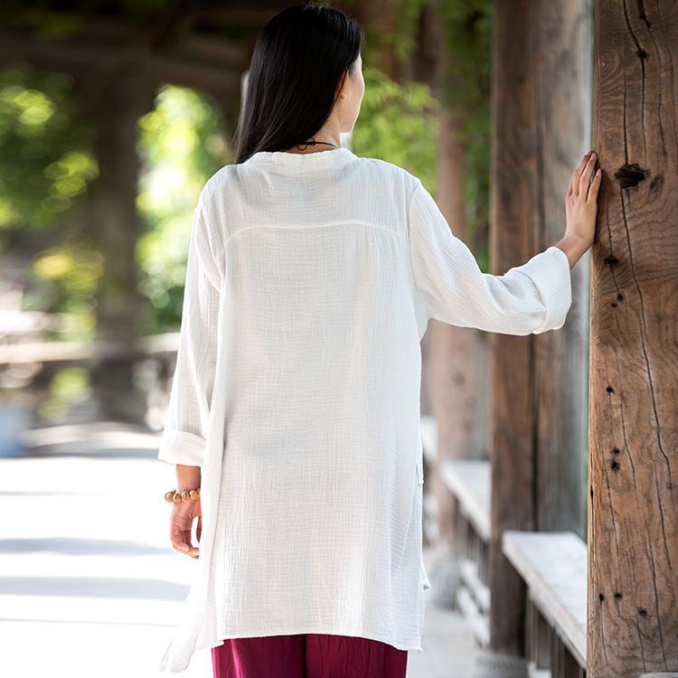 Button up Cotton and Linen Shirt | Zen