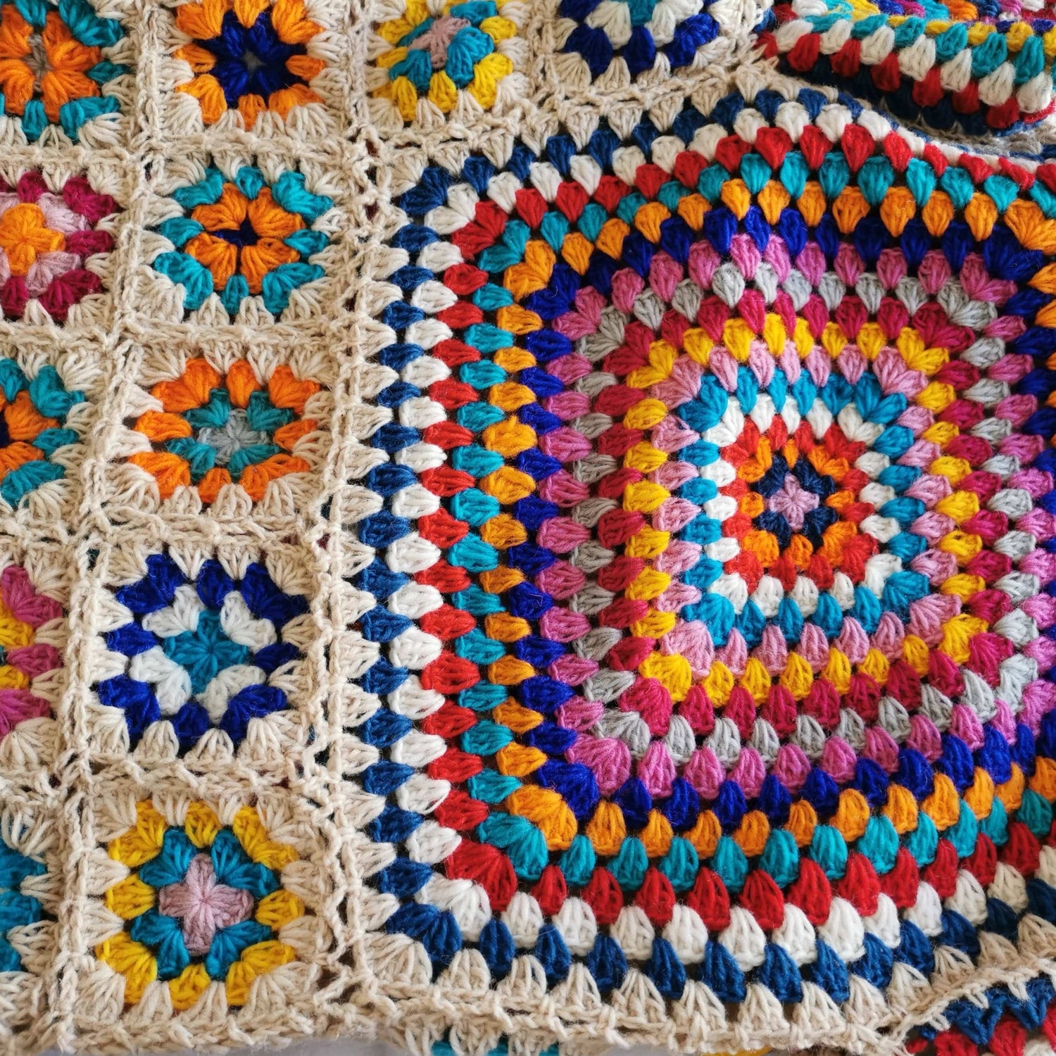 Buddha Trends Cardigans 100% Wool Handmade Hippie Cardigan