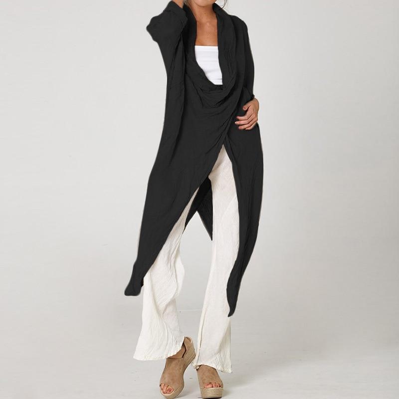 Buddha Trends Cardigans Black / S Boho Chic High Low Tunic