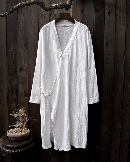 Zen Cotton Linen Long Cardigan | Zen