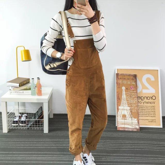 Buddha Trends Corduroy 90s Overalls