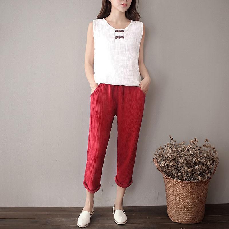 Buddha Trends Cotton And Linen Pants  | Zen