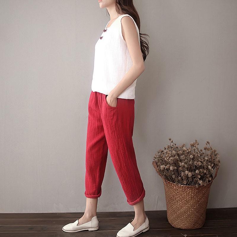 Buddha Trends Cotton And Linen Pants  | Zen