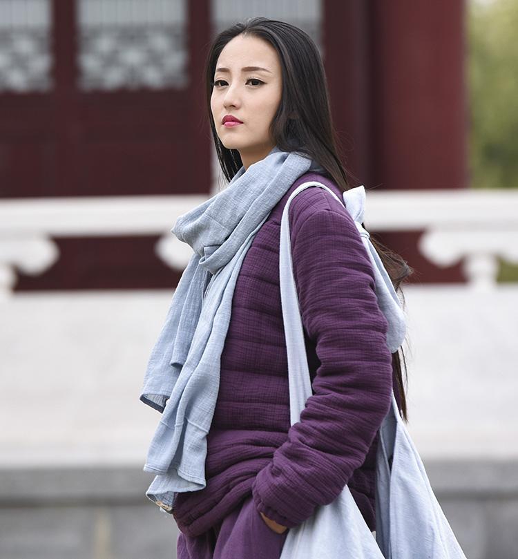 Buddha Trends Cotton Linen Large Scarf