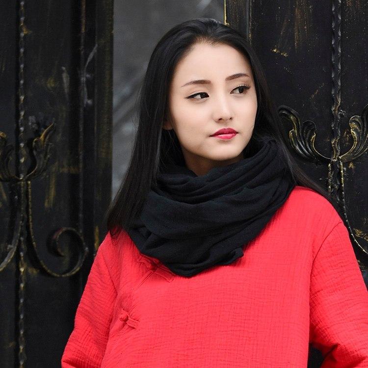 Buddha Trends Cotton Linen Large Scarf