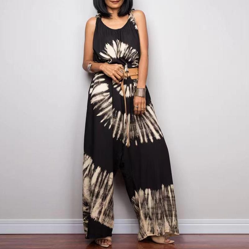 Buddha Trends Drawstring Dungaree Overall