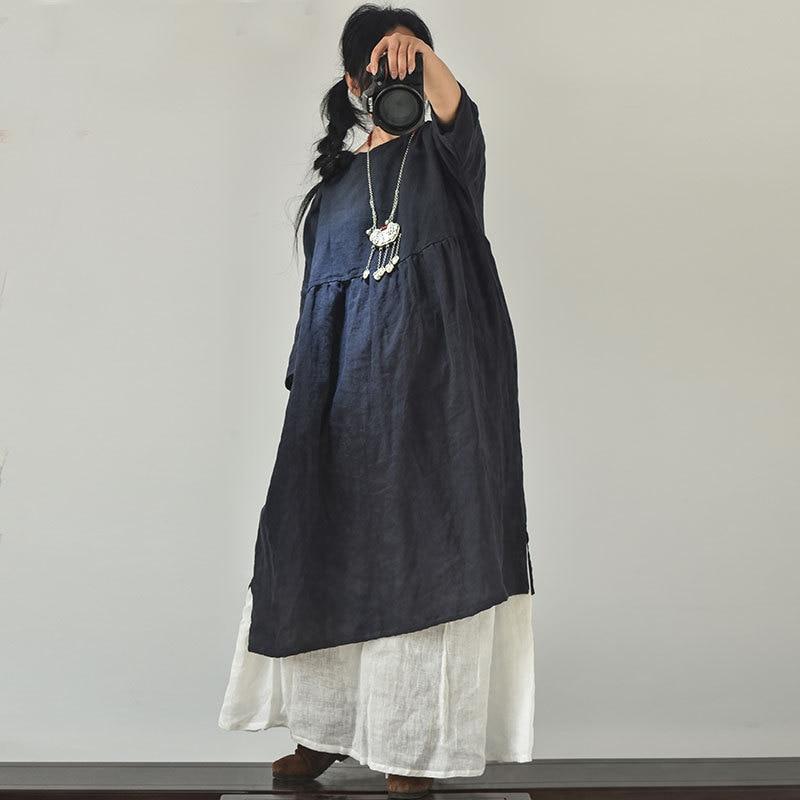 Buddha Trends Dress Black / One Size Oversized Pleated Zen Robe