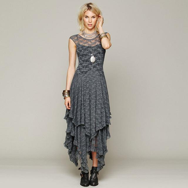 Layered Irregular Lace Bohemian Dress – Buddhatrends