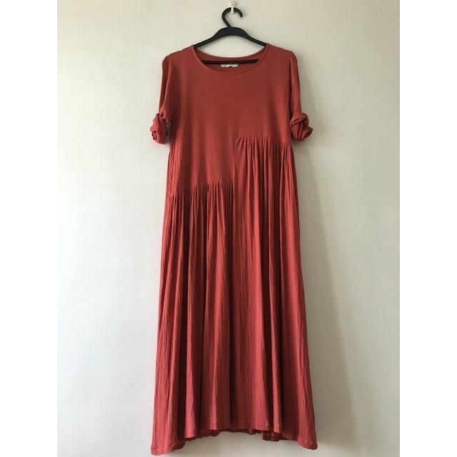 Buddha Trends Dress Jujube Red / S Oversized Long Hippie Dresses