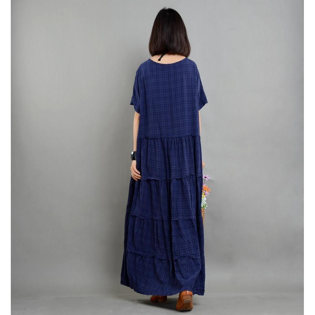 Buddha Trends Dress Loose Cotton and Linen Dress | Nirvana