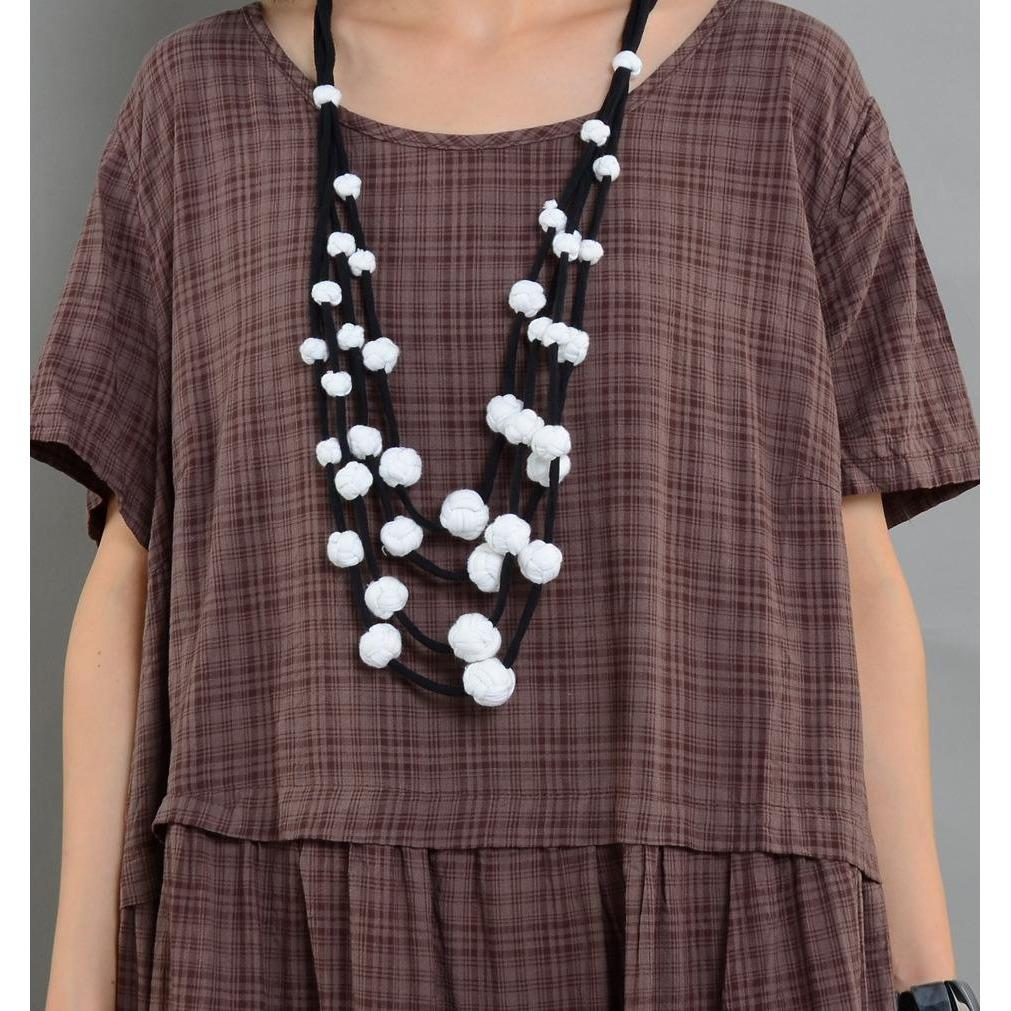 Buddha Trends Dress Loose Cotton and Linen Dress | Nirvana