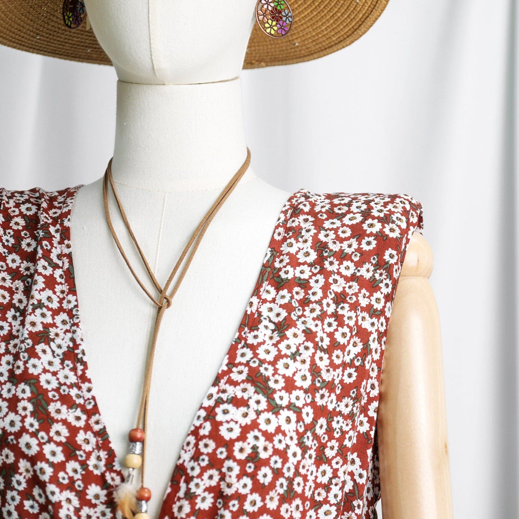 Buddha Trends Dress Mystery Floral Boho Maxi Dress