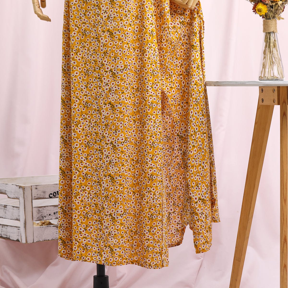 Buddha Trends Dress Mystery Floral Boho Maxi Dress