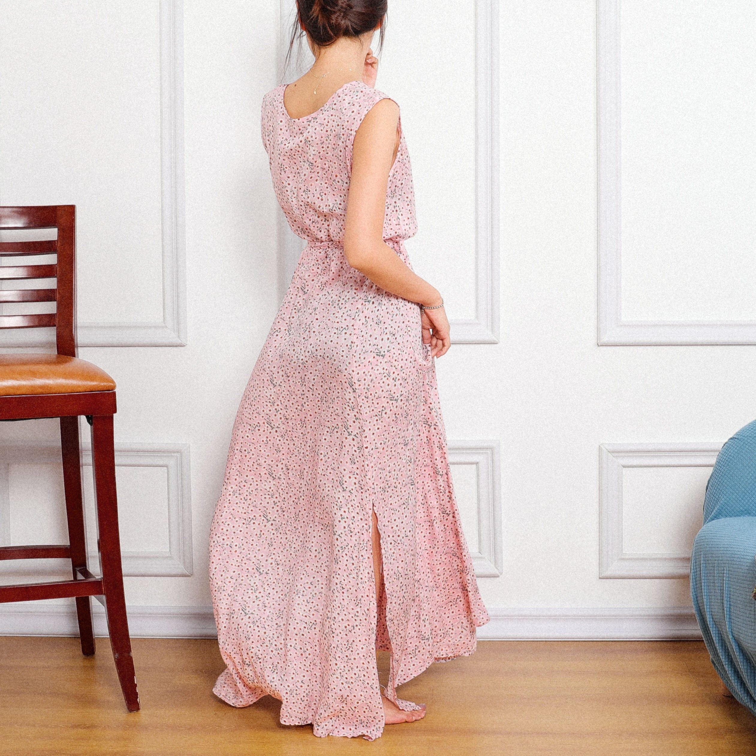 Buddha Trends Dress Mystery Floral Boho Maxi Dress