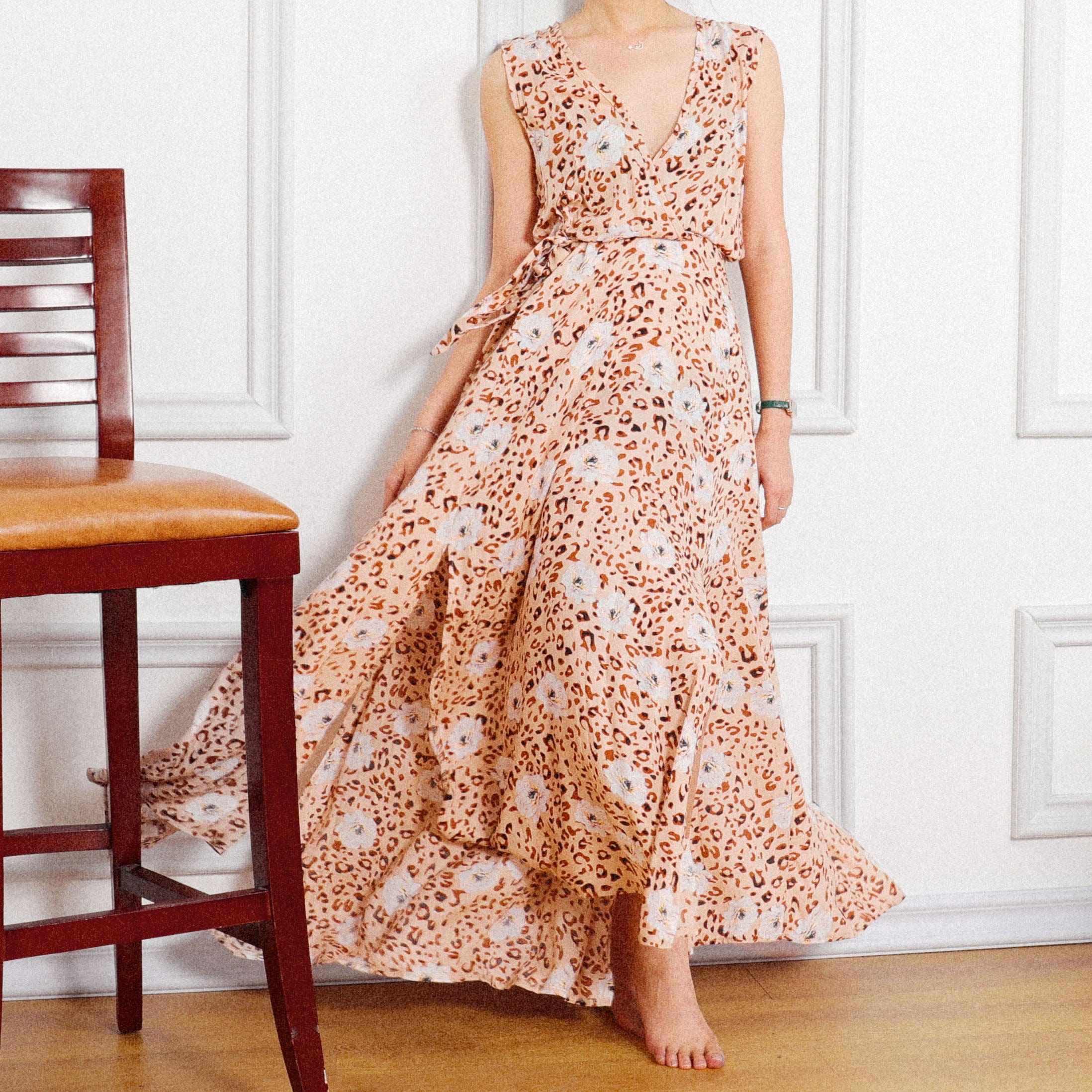Buddha Trends Dress Mystery Floral Boho Maxi Dress