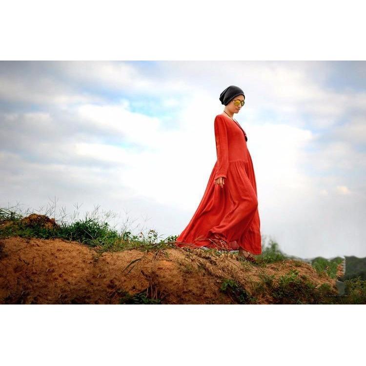 Buddha Trends Dress Oversized Long Hippie Dresses