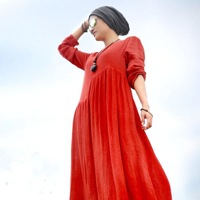 Buddha Trends Dress Oversized Long Hippie Dresses