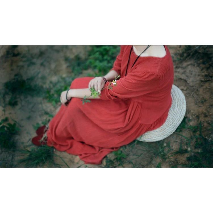 Buddha Trends Dress Oversized Long Hippie Dresses