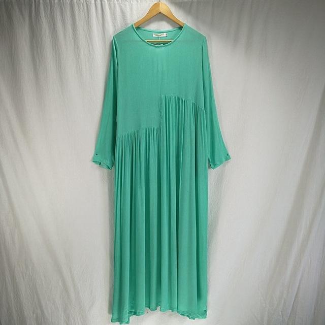 Buddha Trends Dress Sky Blue / S Oversized Long Hippie Dresses