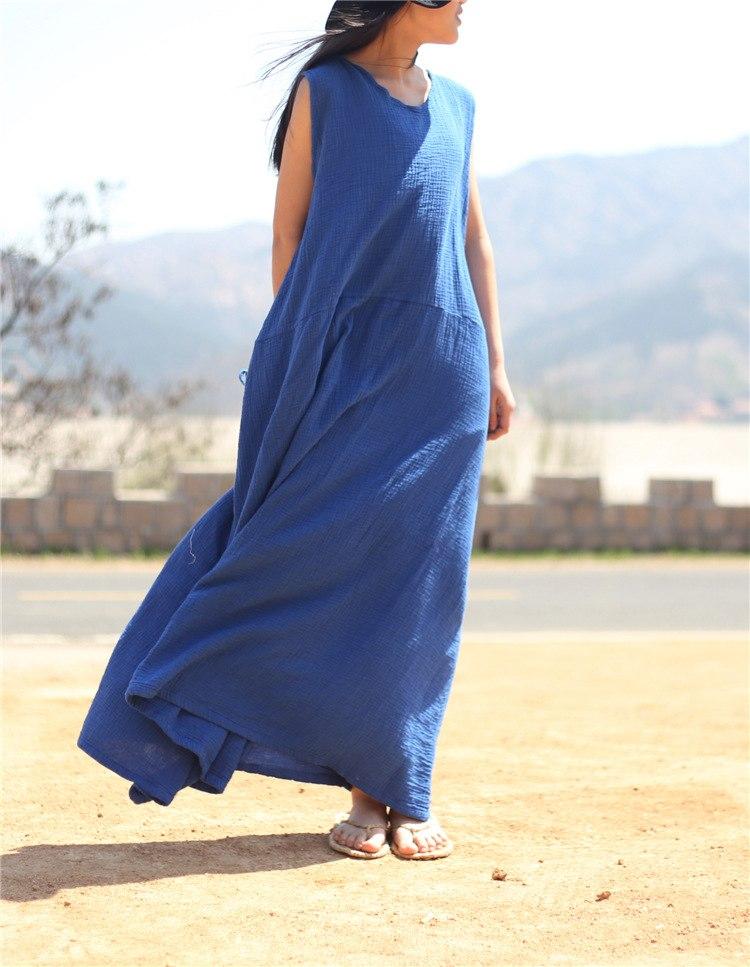 Buddha Trends Dress Zen Casual Tank Maxi Dress  | Zen