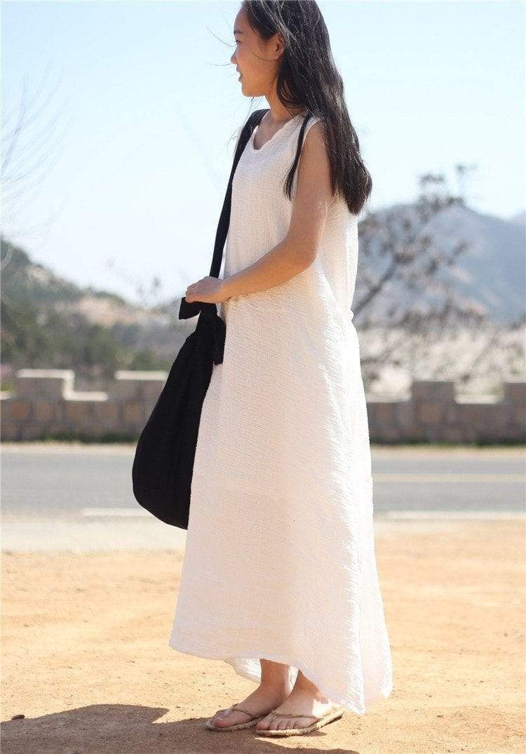 Buddha Trends Dress Zen Casual Tank Maxi Dress | Zen