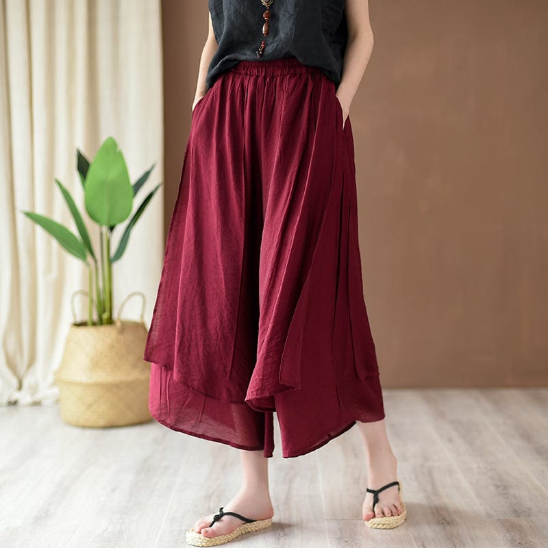 Buddha Trends Flowy 3/4 Length Palazzo Pants | Zen