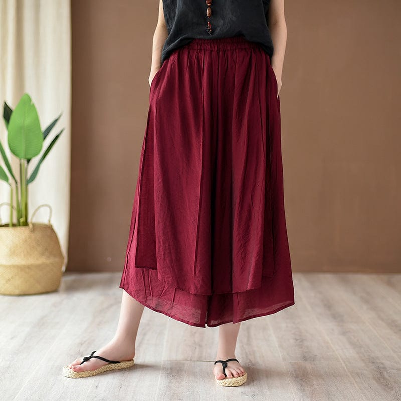 Buddha Trends Flowy 3/4 Length Palazzo Pants | Zen
