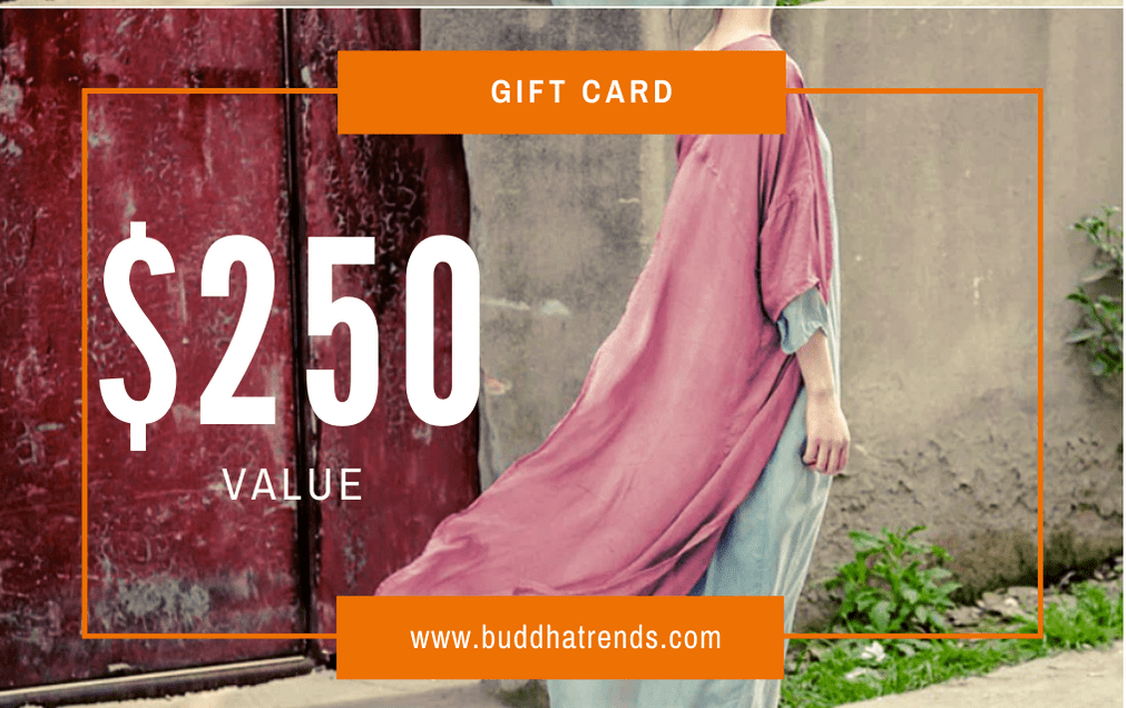 Buddha Trends Gift Card $250 Buddhatrends Gift Card
