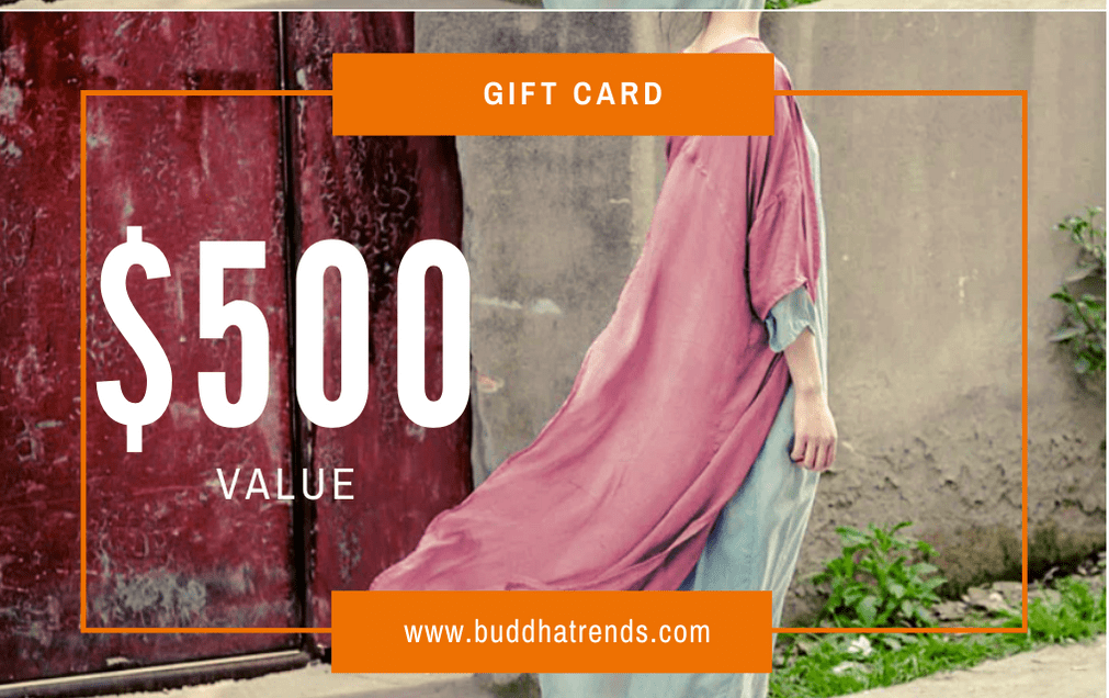 Buddha Trends Gift Card $500 Buddhatrends Gift Card