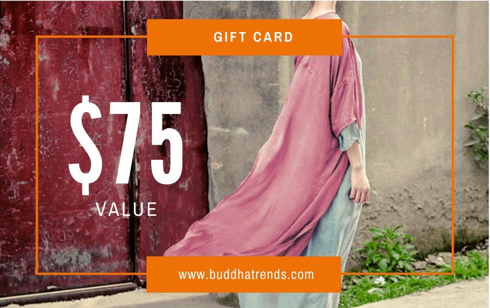 Buddha Trends Gift Card $75 Buddhatrends Gift Card