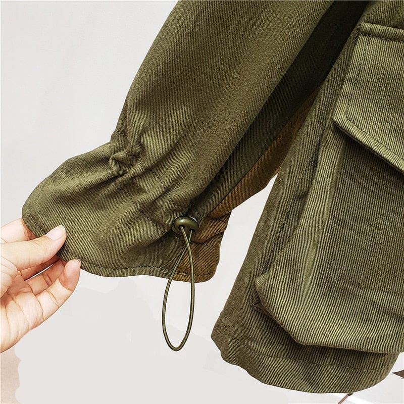 Buddha Trends Half and Half Denim Army Jacket | Millennials