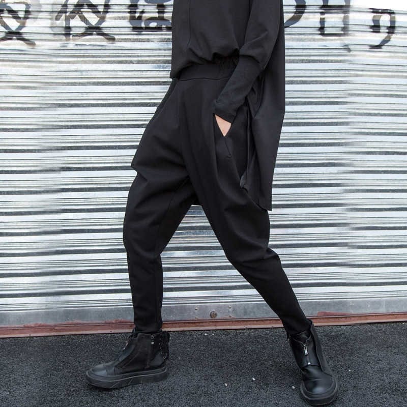 Buddha Trends Harem Pants Black / M Skinny Bottom Harem Pants