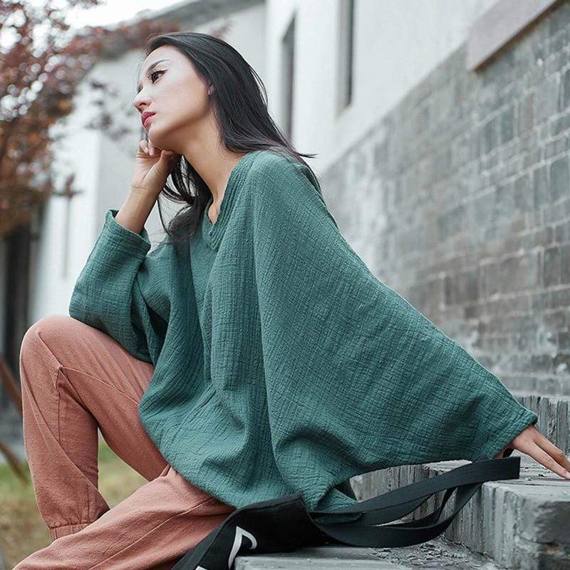 Long Sleeve Batwing Shirt | Zen