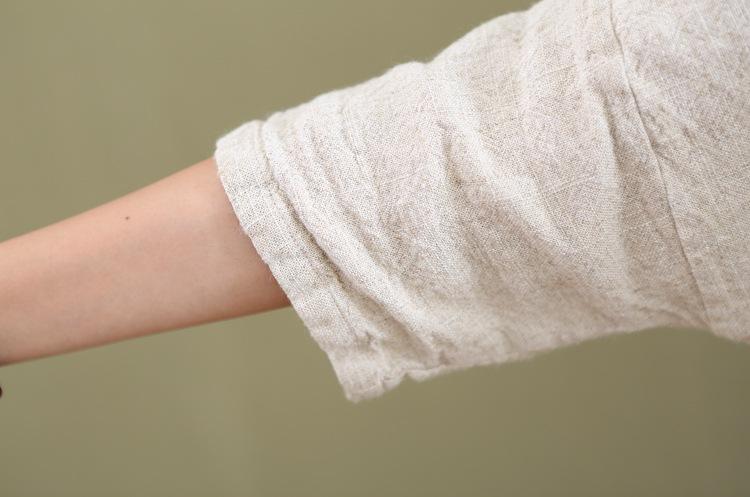 Buddha Trends Loose Cotton and Linen Shirt | Zen