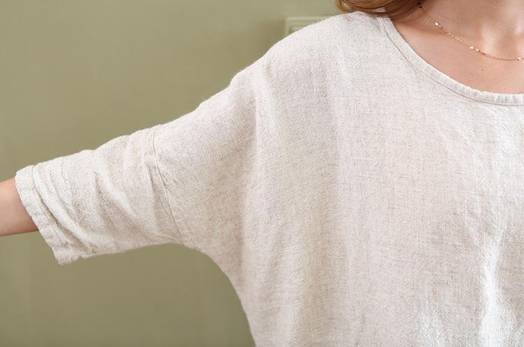 Buddha Trends Loose Cotton and Linen Shirt | Zen